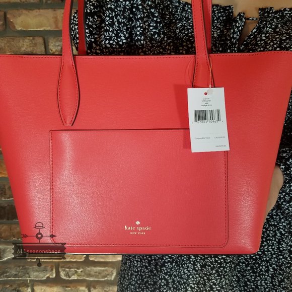 Adel Kate Spade Small Tote Stoplight NWT - Picture 5 of 7